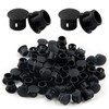 Cjueiom 60pcs 8mm / 5/16" Hole Plugs Black Plastic Hole