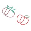 100pcs Paper Clips Increased Slip Resistance Rust Prevention Portable Metallic