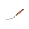 Chef Inox Stainless Steel Cranked Spatula with Wood Handle, 100