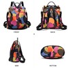 shepretty Women's Anti-Theft Backpack Shoulder Bag School Bag, 4 colourful,