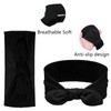 JLEivvi 3 Pcs Adjustable Hair Bands for Women, Black Knotted