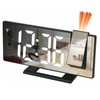 Projection Alarm Clock Large Screen ABS Mirror Surface LED Based
