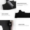 Samurai Sword Wall Mount-Katana Stand Wall Mount-(Black-2 Set) Sword Wall
