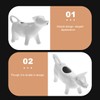 Angoily White Ceramic Creamer with Handle, Creative Cow Shape Creamer