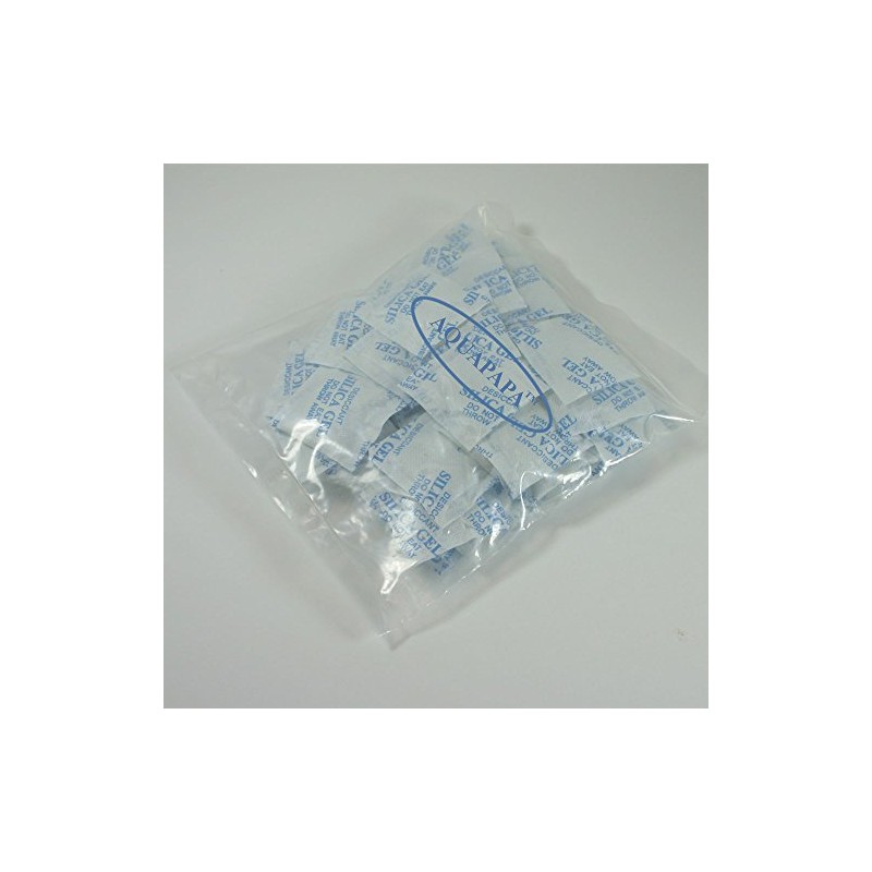 AQUAPAPA 3 Gram Pack of 100 Silica Gel Desiccant Packets