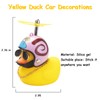 wonuu Rubber Duck Car Decorations Cute Yellow Duck Car Dashboard