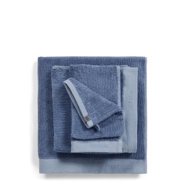 ESSENZA Connect Organic Lines Hand Towel 70 x 140 cm Blue