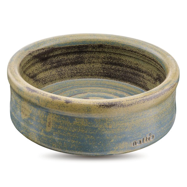naftie High Quality Ceramic Bowl Kraft Spiral Green Blue –