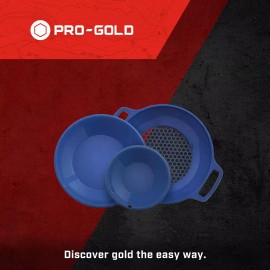 Minelab PRO-Gold Panning Kit - 2 Gold Pans, 1 Classifier, 1 Convertible Carry Ba