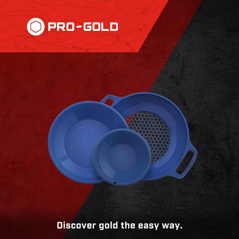 Minelab PRO-Gold Panning Kit - 2 Gold Pans, 1 Classifier,
