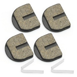 UOIENRT 4 Pack Rounded Brake Pads Replacement for YK2 Flame Disc Brake Caliper for Razor Dirt Quad 500 E500S MX500 MX650 SX500 McGrath Dirt Rocket RSF650 Electric Sport Bike Electric Dirt Bike