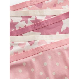 NEXT Stampy Shorts Pack of 5, pink