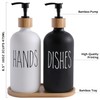 MOMEEMO Soap Dispenser Set, Contains Hand and Dish Soap Dispenser,