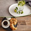 FOSIEN Design Tray Black Metal with Non-Slip Coating on the