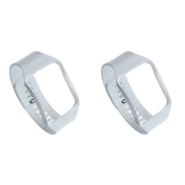 Gatuida 2pcs Simple Solid Smartwatch Strap for and Wristband Replacement Lightweight Pet Material Unisex Design for Everyday Wear