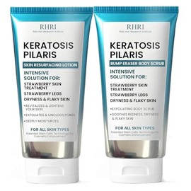 KP Bump Eraser Body Set con 10% AHA Keratosis Pilaris Tratamiento para Bumps | Keratosis Pilaris Lotion & Exfoliating Body Scrub, Ingrown Hair Treatme