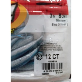 Berkley 2 packs Berkley Gulp!, Minnow blue Shiner, 3", 12 ct.