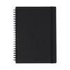 Muji NAA39A8A Premium Paper, Double Ring Notebook, with Rubber Clasp,