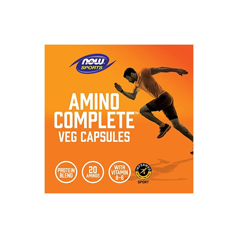 NOW Sports Nutrition, Amino Complete™, Protein Blend With 21 Aminos