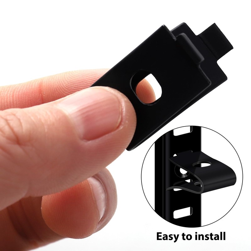 Sel Natural 36Pcs Adjustable Metal Shelf Clips for Metal Shelving