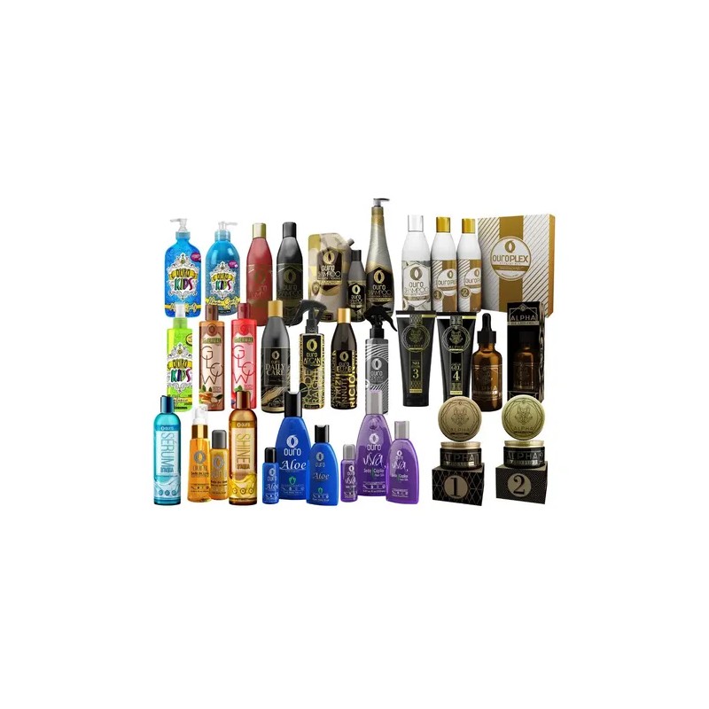 Ouro Shampoo Matizador Negro para Cabello Obscuro 1 lt