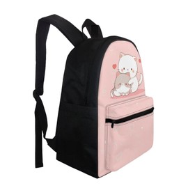 HELLHERO Kawaii Cat Backpack for Girls School Bag Kids School Backpacks Purse Teenager Schoolbag Junior High University School Bookbag Secondary Middle High School Rucksack