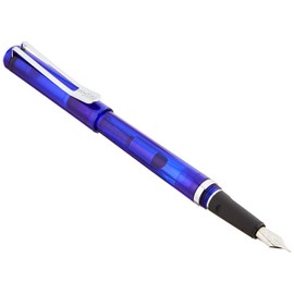 Nakabayashi, TACCIA Faceted Fountain Pen, Clear Blue, Nib Size F, TPF-001-CB-F