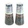 Blue Rose Polish Pottery Periwinkle Salt & Pepper Shakers