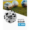 JAKO Contrast Training Ball, White/Black, 5
