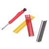 19Pcs Carpenter Pencil Set ABS Tungsten Carbide Construction Carpenter Marker