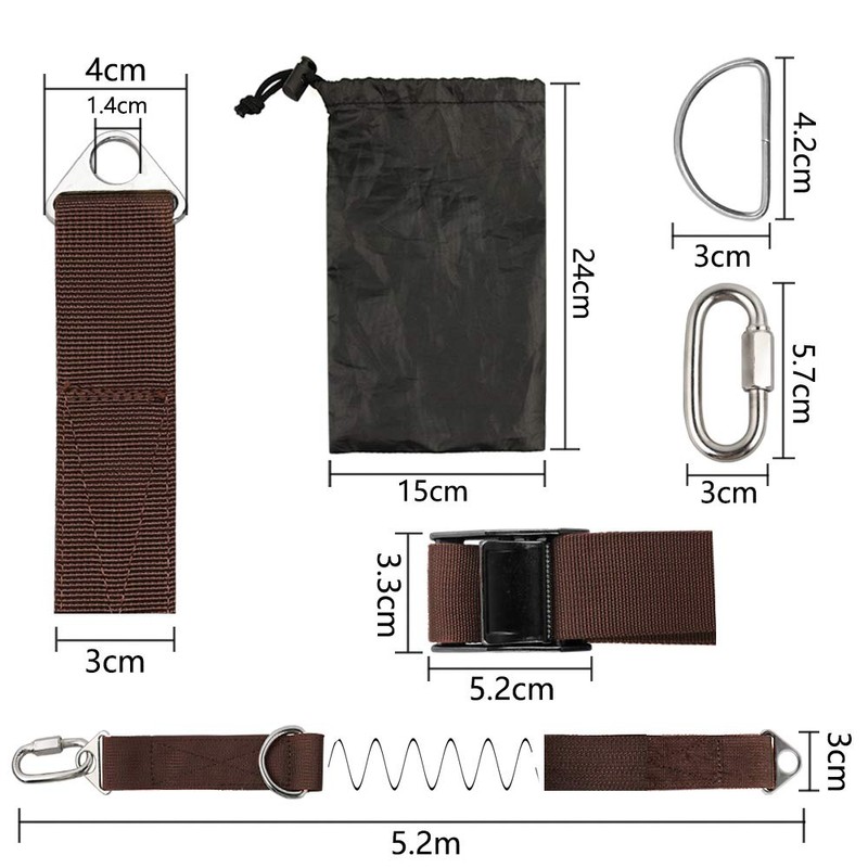 NOCNEX Stream Tension Tarp, Extension Belt, Setting Tape, One-Touch Length
