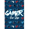 Gamer For Life Fleece Blanket - Gaming Controller Beats Design