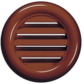 Door Air Vent Grille 55mm (2.16")Two Sided "BROWN" Ventilation Cover ABS PlasticHigh Quality ABS Plastic