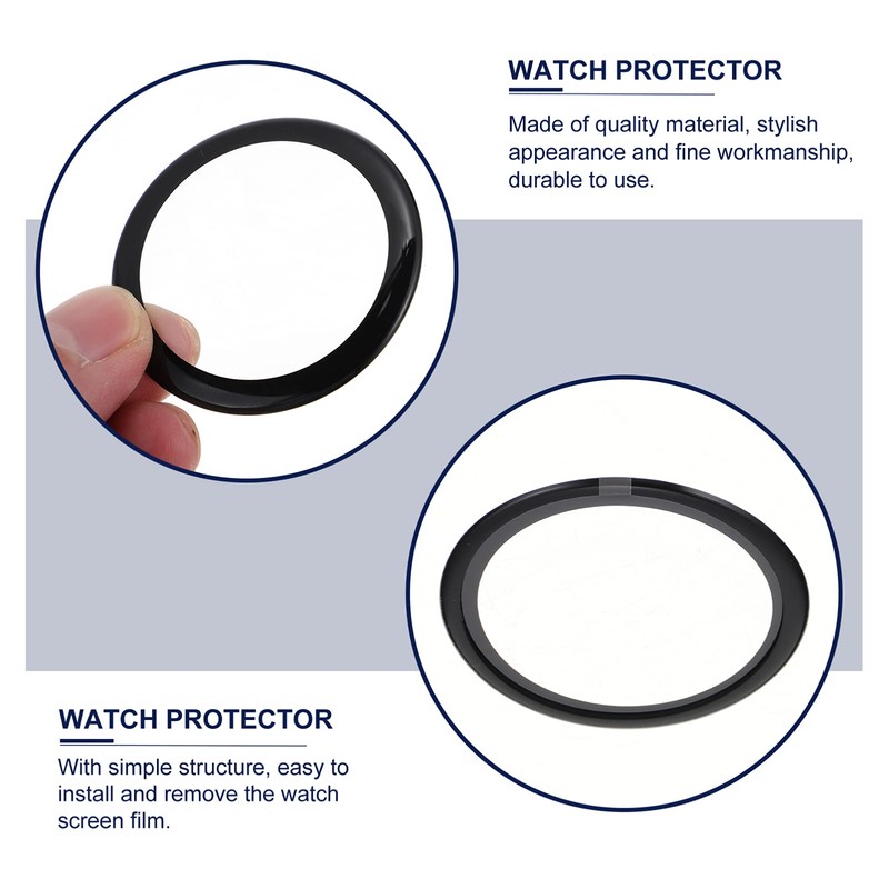 Gatuida 9pcs Watch Full Coverage Screen Protector Film Easy Install