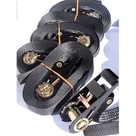 2 hooks selbstaufwickelnde Automatic Lashing Strap with Automatic Wind-Up Automatic Ratschenspanngurt Ratchet Belt Ratchet 1,80 M 600 kg in Strapping 12195–2 EN