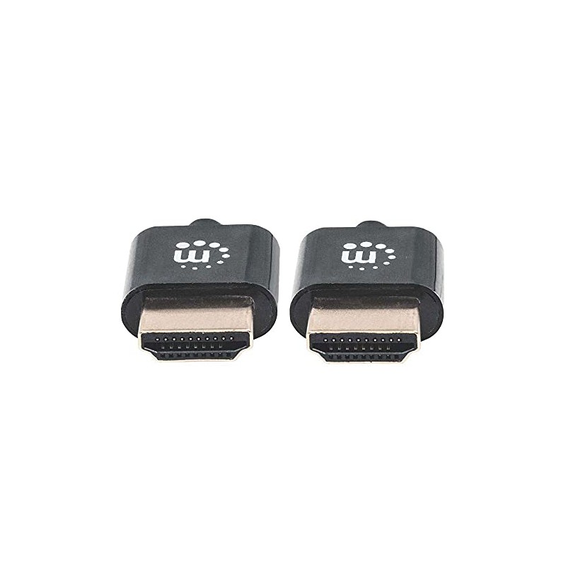 MANHATTAN HDMI Cable Ultra Thin with Ethnet 3 m Black