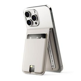 EZMO MagSafe Wallet & Phone Stand - Color: Dove Grey