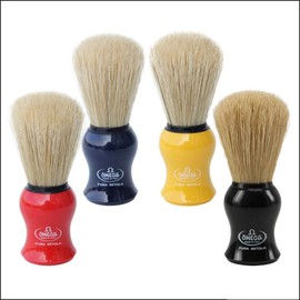 Mixed Color Omega 10065 Natural Bristle Shaving Brush
