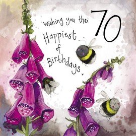 ALEX CLARK Happy 70th Birthday Card