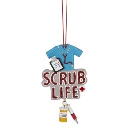 Kurt Adler SCRUB LIFE NURSE ORNAMENT