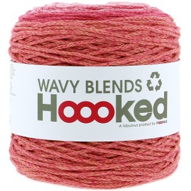 Hoooked Wavy Blends Yarn-Iced Pink -WAVYBLND-03