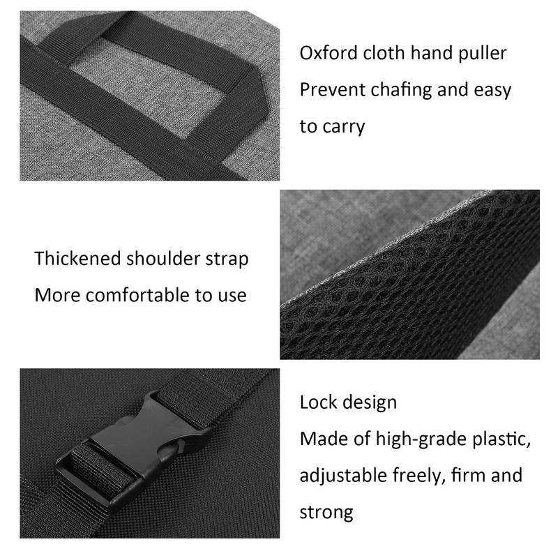 Gray Drawing Board Bag Waterproof 4K Sketchpad Backpack Large Capacity