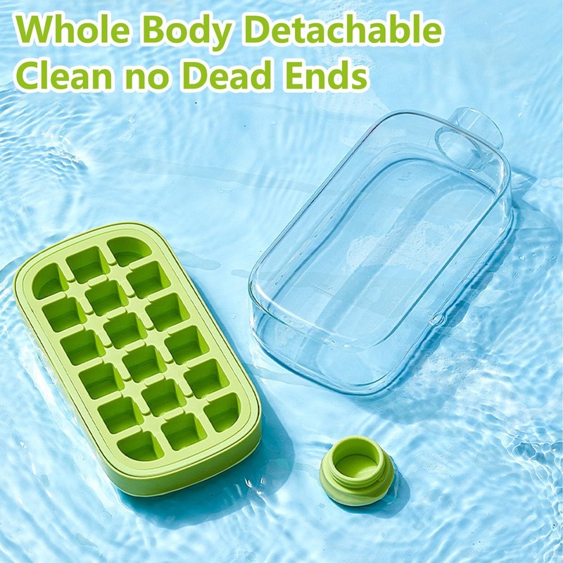 Crush Cup Ice Cube Bottle, Ice Cube Bottle with Straw,