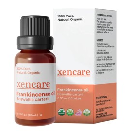 Xencare Organic Food-grade Frankincense Essential Oil 100% Pure and Natural 10mL