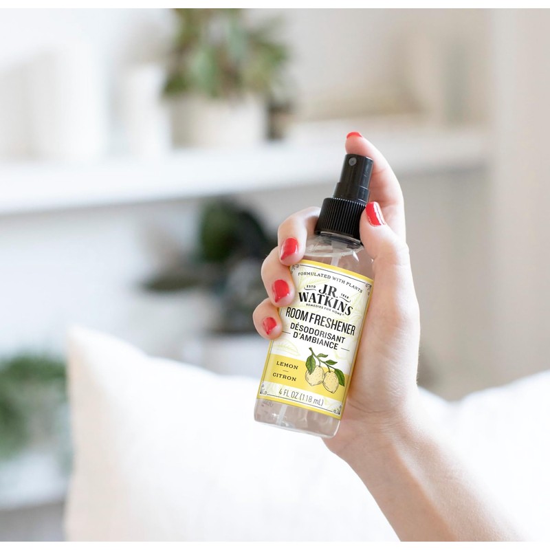 J.R. Watkins Room Freshener - Lemon - 4 Fl Oz(Pack