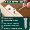 #12 x 2 Flat Head Torx Drive Self Tapping Screws
