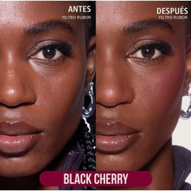 Rubor Líquido Huda Black Cherry 0,15 fl oz – Brillo Natural