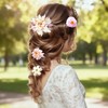 18 PCS Flower Hair Clips Rose Hair Accessories Boho Floral