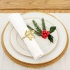 Gold Napkin Rings Set of 20 – Elegant Napkin Holders