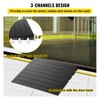 VEVOR Rubber Threshold Ramp,2.6" Rise Threshold Ramp Doorway,3 Channels Cord